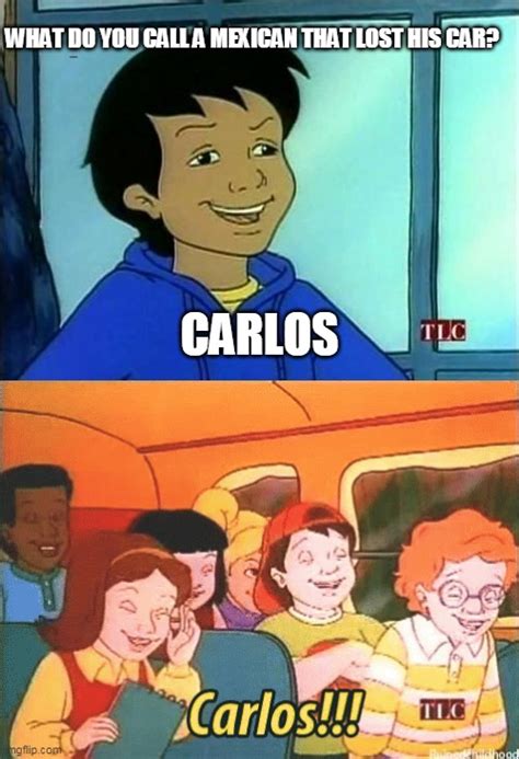 carlos magic school bus|magic school bus carlos jokes.